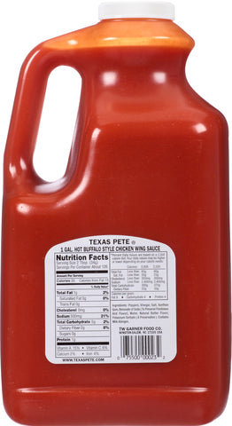 Texas Pete Hot Chicken Wing Sauce, 1 Gallon -- 4 Case