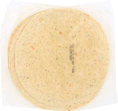 Mexican Original® TORTILLA WRAP HERB GARLIC 10