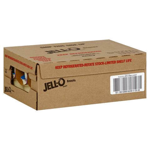 Jell O Ready To Eat Sugar Free Vanilla Pudding Snack, 3.63 ounce -- 24 per case