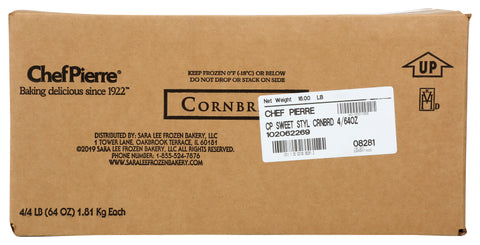 Packer CAKE CORNBREAD 1/2 SHEET SLICED