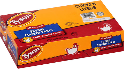 Tyson Chicken Liver, 5 Pound -- 6 per case.