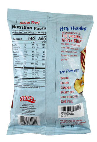 Seneca Original Apple Chips - 2.5 oz. bag, 12 per case