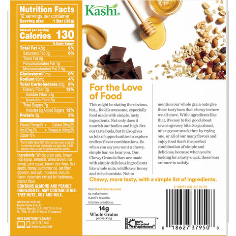 Snack Bar Granola Honey Almond Flax Chewy
