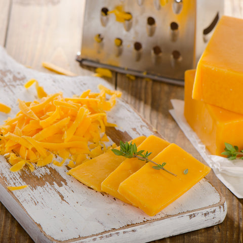 Schreiber CHEESE CHEDDAR MILD COLORED BLOCK PRINT