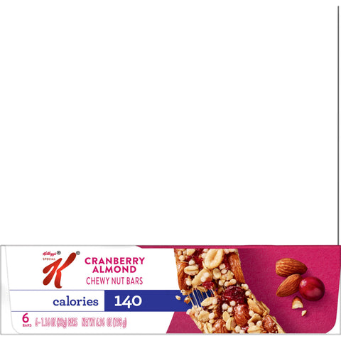 Snack Bar Special K® Chewy Nut Bar Cranberry Almond