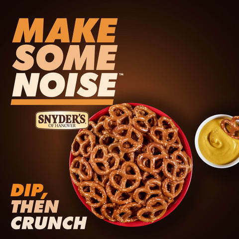Snyders Of Hanover Mini Pretzel with Hole, 3.5 Ounce -- 8 per case.
