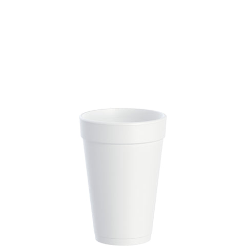 Dart J Cup White Foam Cup, 16 Ounce - 25 count per pack -- 40 packs per case
