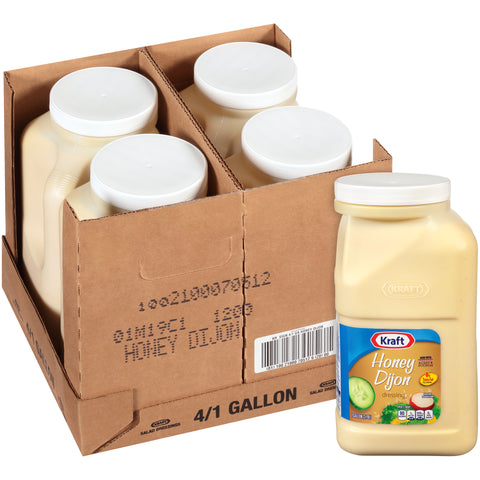 Kraft Signature Honey Dijon Dressing Jug, 1 gallon -- 4 per case