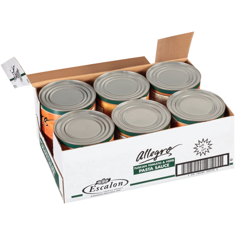 Allegro Tuscan Tomato and Herb Pasta Sauce, 105 Ounce -- 6 per case.