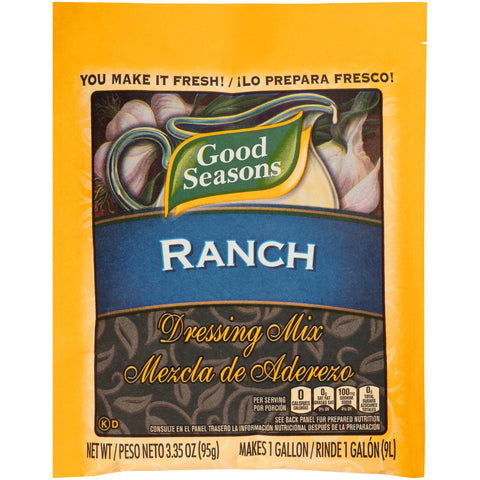 Dressing Good Seasons Ranch Salad Dry Mixed, 3.2 Ounce -- 20 per Case