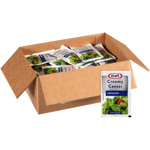 Kraft Portion Control Creamy Caesar Dressing, 1.5 Ounce -- 60 per case.