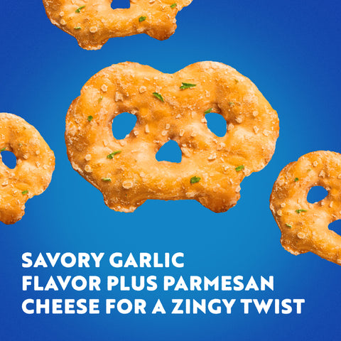 Pretzel Crisps - Garlic Parmesan, 7.2 Ounce -- 12 per case.