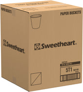 Solo® BUCKET PAPER DOUBLE WRAPPED UNWAXED WHITE 83 OZ