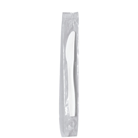 Knife Plastic Medium Weight White Iw Pp