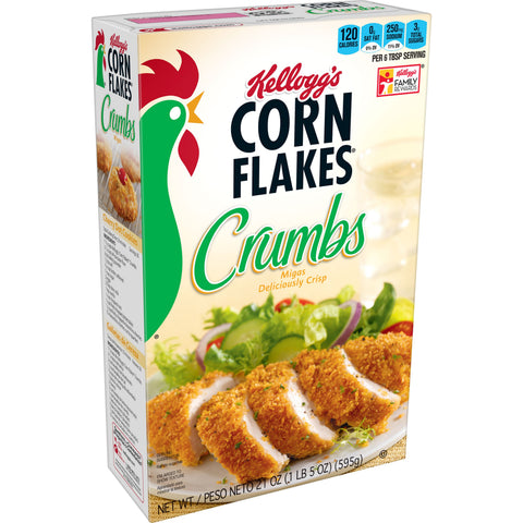 Kelloggs Corn Flakes Crumbs, 21 Ounce -- 12 per case