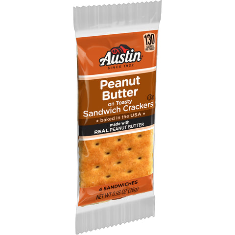 Cracker Sandwich Toasty Crackers With Peanut Butter