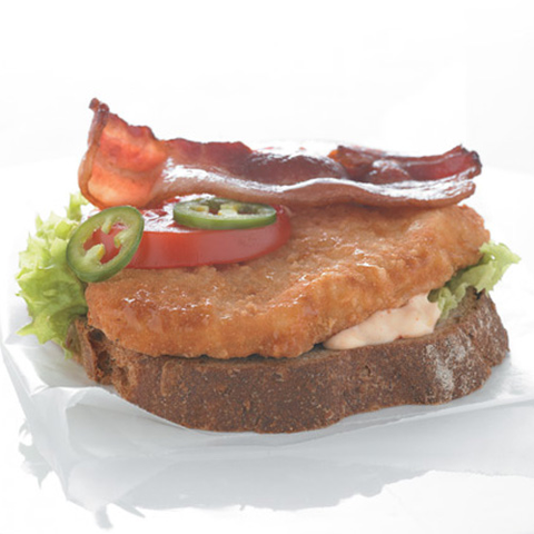 Tyson Country Fried Chicken Breast, 5.3 Ounce -- 30 per case.