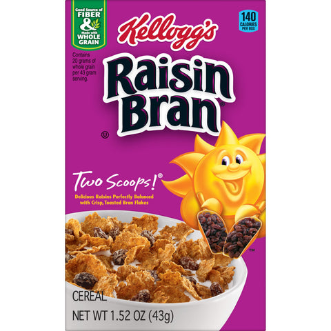 Kellogg's® CEREAL RAISIN BRAN® INDIVIDUAL BOX