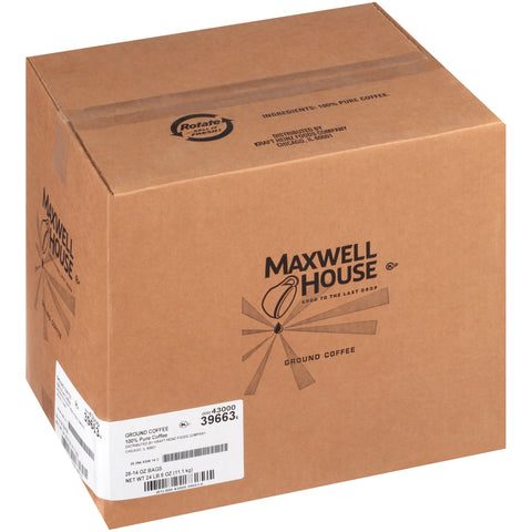 Maxwell House Ground Coffee - 14 oz. urn pack, 28 packs per case