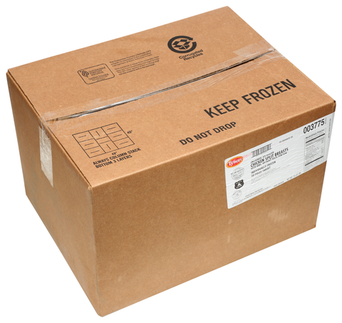Tyson 1/2 Medium Chicken Breast, 6.5 Ounce -- 48 per case.