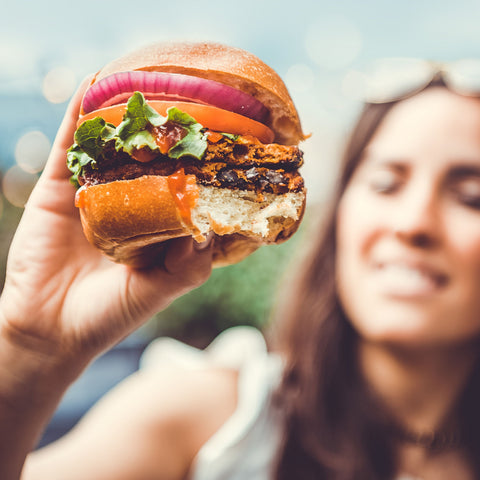 Morningstar Farms Spicy Black Bean Veggie Burgers, 9.5 Ounce -- 8 per case.