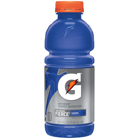 Gatorade DRINK FIERCE GRAPE WIDEMOUTH PLASTIC BOTTLE