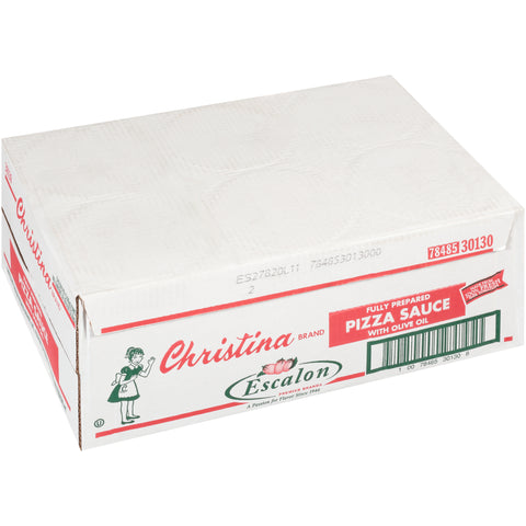 Christinas Heavy Prepared Pizza Sauce with Olive Oil, 105 Ounce -- 6 per case.