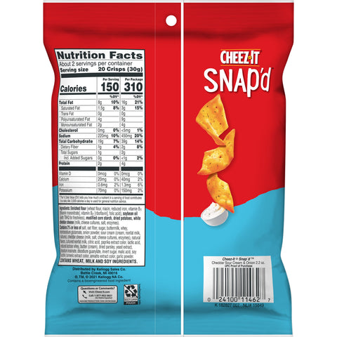 Cracker Snap'd Cheddar Sour Cream & Onion