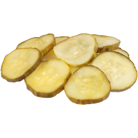 Claussen Kosher Smooth 1/4 Inch Cut Pickle Chips, 5 Gallons