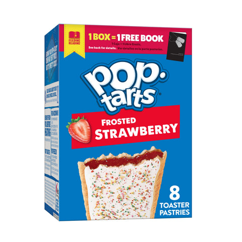 Kelloggs Frosted Strawberry Pop Tarts, 13.5 Ounce -- 12 per case