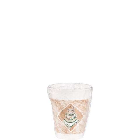 Café G® CUP FOAM THERMOGLAZE® GREEN IW 10 OZ