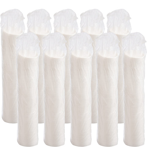Dart Sip Thru High Impact Polystyrene White Lid Only -- 1000 per case
