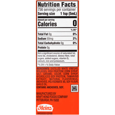 Heinz Worcestershire Sauce, 1 gallon -- 4 per case