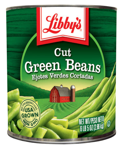 Libby Low Sodium Mixed Sieve Cut Green Beans, 101 Ounce -- 6 per case