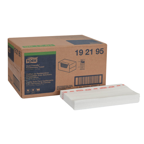 Wiper Towel Quat Friendly Foodservice Cloth White 13x21