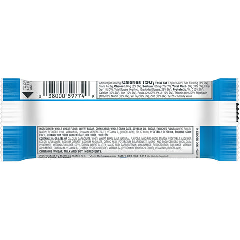 Nutrigrain Strawberry Cereal Bar, 1.55 Ounce -- 96 per case.