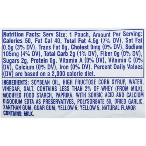 Kraft DRESSING FRENCH CREAMY SINGLE SERVE POUCH
