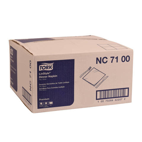 Napkin Dinner 17x17 White 1-ply