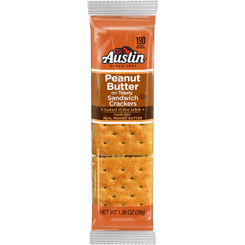 Austin® CRACKER PEANUT BUTTER SANDWICH SQUARE SS SLEEVE