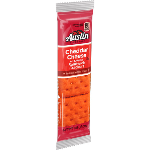 Cracker Cheese Cheddar Sandwich Square Ss Sleeve