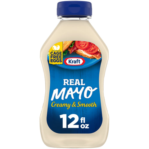 Kraft Real Spoonable Mayonnaise, 12 Ounce -- 12 per case.