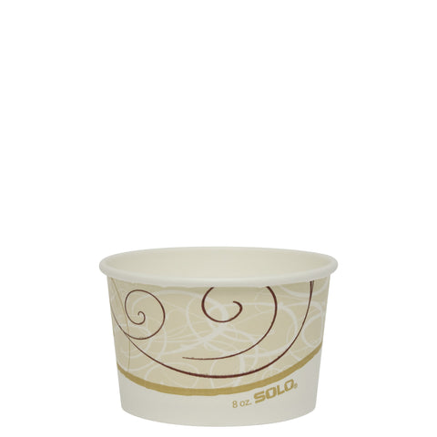 Solo Symphony® CONTAINER PAPER FOOD DOUBLE SIDED POLY 8 OZ