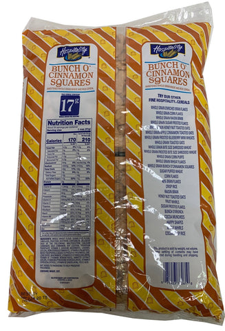 Hospitality CEREAL BULK BUNCH O' CINNAMON SQUARES