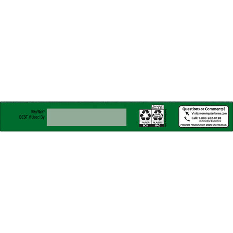 Kelloggs Morningstar Breakfast Veggie Bacon Strip, 5.25 Ounce -- 12 per case.
