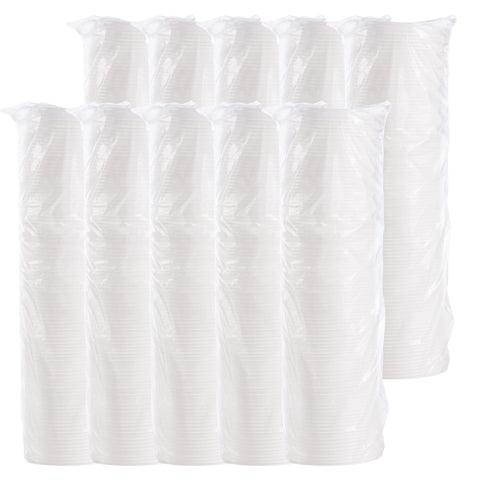 Lid White Vented For Foam Cups & Containers