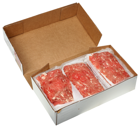 Original Philly WOW Seasoned Beef Sandwich Slices, 6 Ounce -- 27 per case.