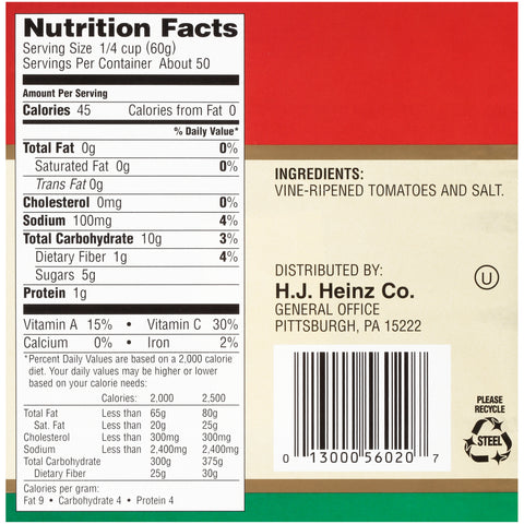 Bell'Orto® TOMATO PUREE HEAVY 56020/78002485