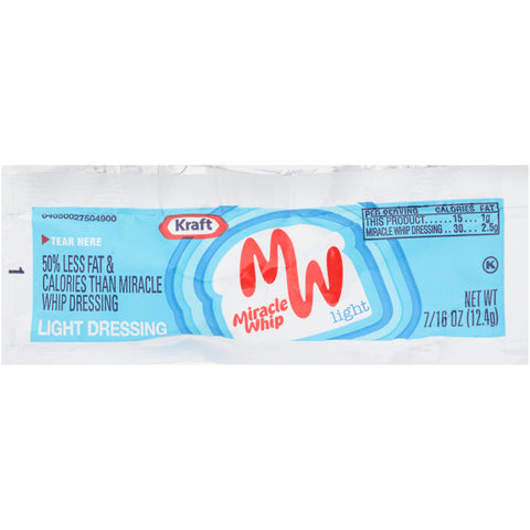 Dressing Salad Light Pouch Single Serve