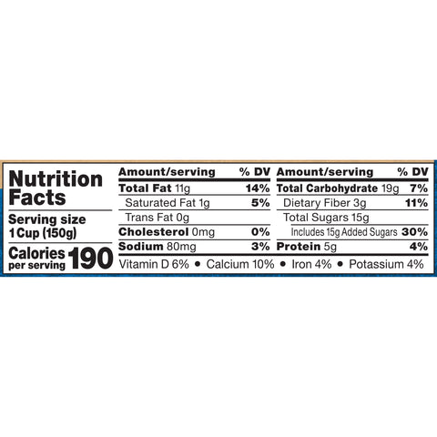 Silk Cultured Vanilla Almondmilk Yogurt Alternative, 5.3 Ounce -- 8 per case.