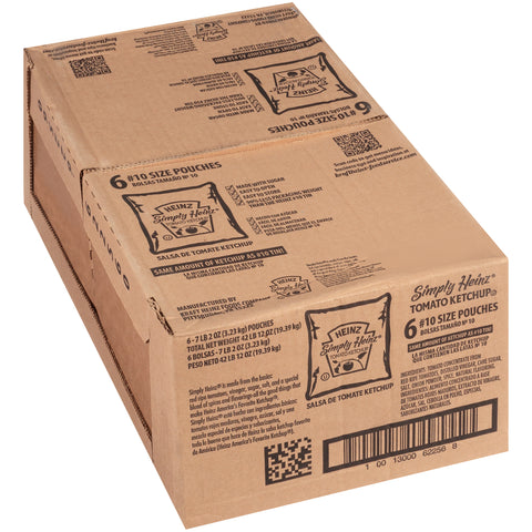 Simply Heinz Ketchup, 114 Ounce -- 6 per case.
